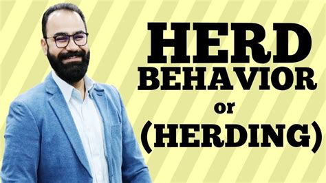 Herd Behavior (Herding) | Meaning | V-Sessions | Vikas Nain | # ...