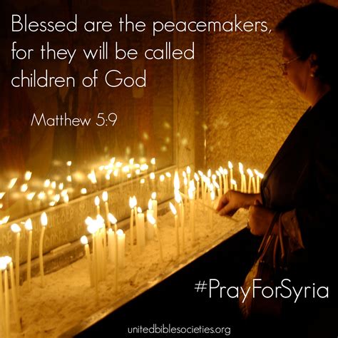 Blessed are the peacemakers - #PrayForSyria Scripture Verses, Scriptures, Matthew 25, Bible ...