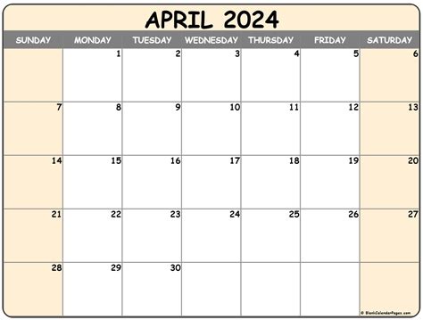 April 2024 calendar | free printable calendars