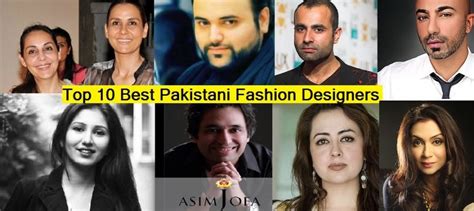 Top 10 Most Popular Best Pakistani Fashion Designers 2024