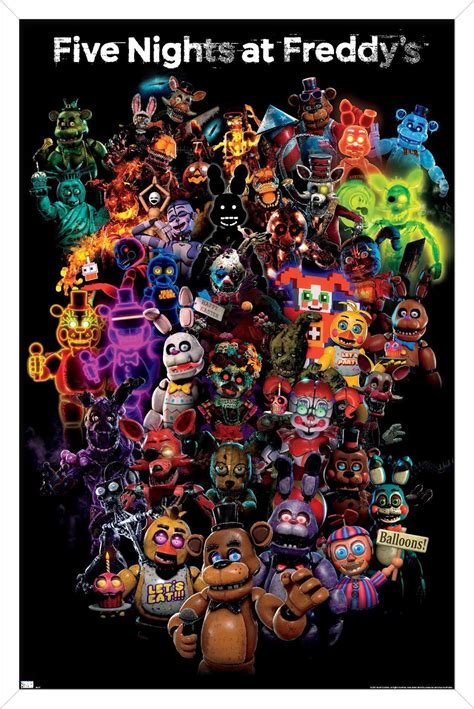 Five Nights at Freddy's: Special Delivery - Collage Wall Poster, 14.725 ...