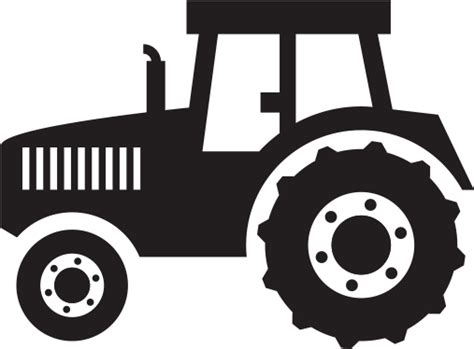 Download Tractor Clipart Black And White Download - Tractor Silhouette Fendt Tractor Clipart ...