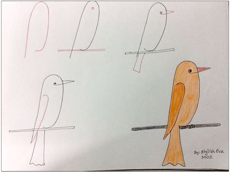 Stick Bird Drawing at GetDrawings | Free download