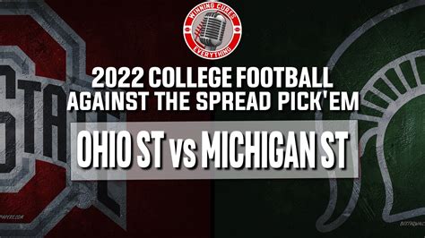 Ohio State vs Michigan State Picks Against the Spread 2022 College ...