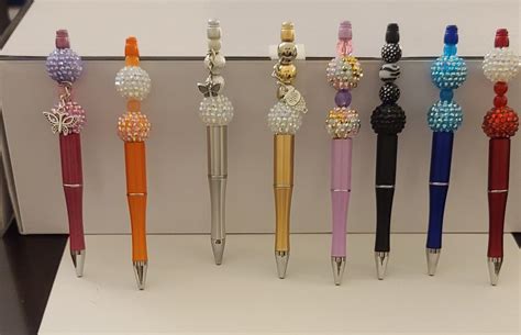 Custom Beaded Charm Pens/bling/rhinestones - Etsy