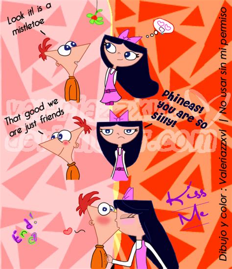 Mistletoe? Phinabella by ValeNyan on DeviantArt