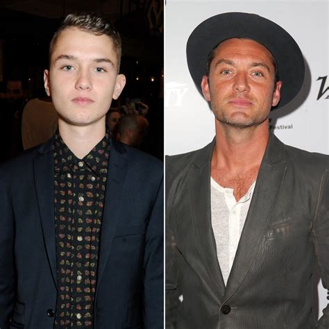 Jude Law and Rafferty Law | Celebrity Dads With Look-Alike Sons ...