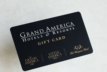 Grand America Gift Card (012012) Grand America Hotel