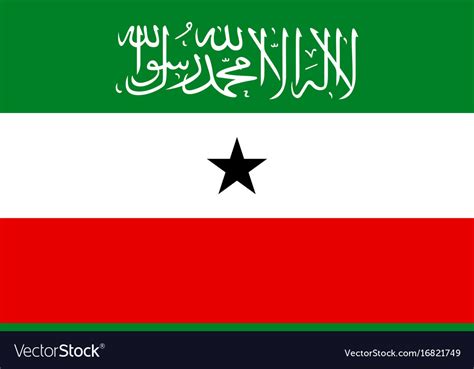 Flag of republic of somaliland Royalty Free Vector Image