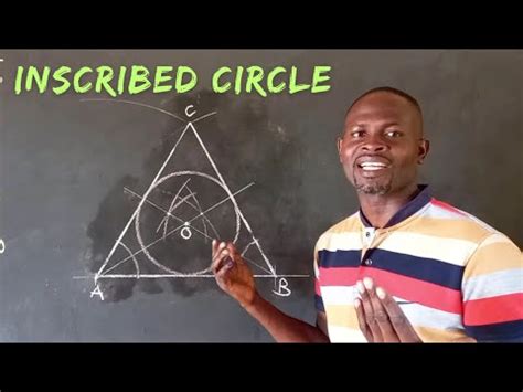 INSCRIBED CIRCLE ||GEOMETRIC CONSTRUCTION - YouTube