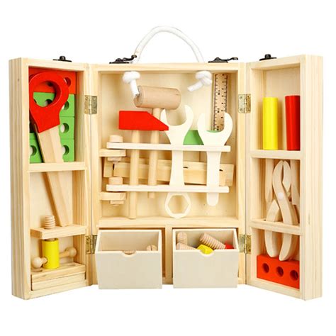 Aliexpress.com : Buy DIY Portable Wooden Tool Toys For Children Repair ...