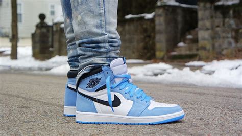 2021 “AIR JORDAN 1 "UNIVERSITY BLUE" "REVIEW & ON FEET! THESE ARE 🥶 - YouTube