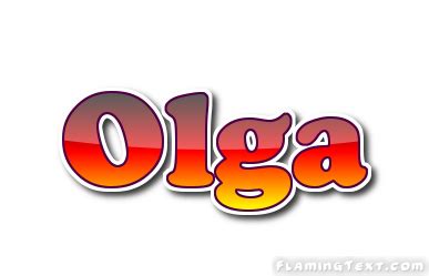 Olga Logo | Herramienta de diseño de nombres gratis de Flaming Text