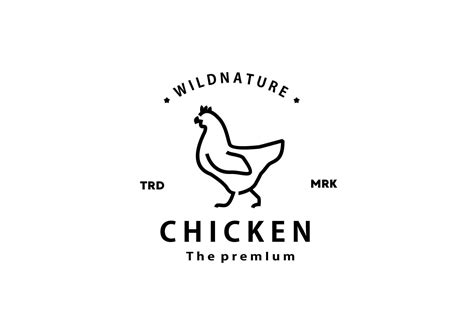 Chicken Logo Black And White