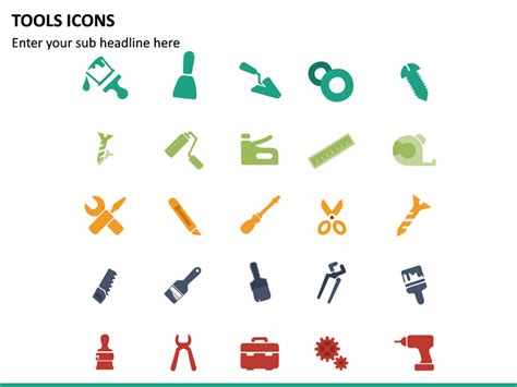 Tools Icons for PowerPoint and Google Slides - PPT Slides