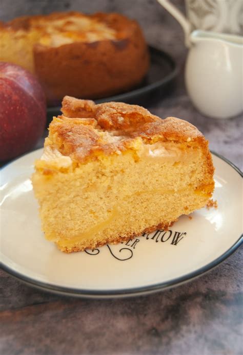 Bramley Apple & Custard Cake - Something Sweet Something Savoury