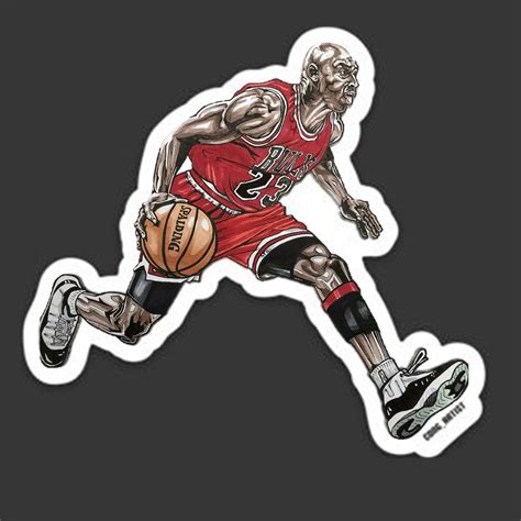 Michael Jordan Sticker | Etsy