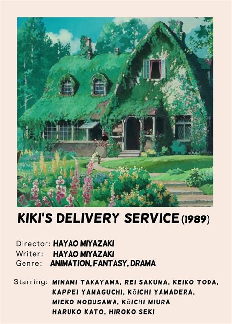 Kiki's Delivery Service Aesthetic Poster