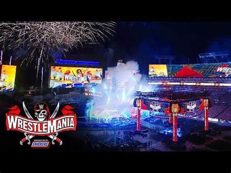 WrestleMania 37 stage reveal : r/WWE