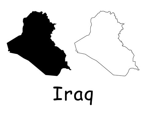 Map Of Iraq Outline