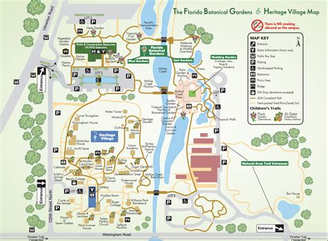 Map Garden Map Visitor Map Visitors - Florida Botanical Gardens ...