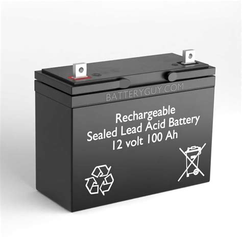 12v 100Ah Electric Trolling Motor Battery (Rechargeable) | BG-121000NB-M - $189.00