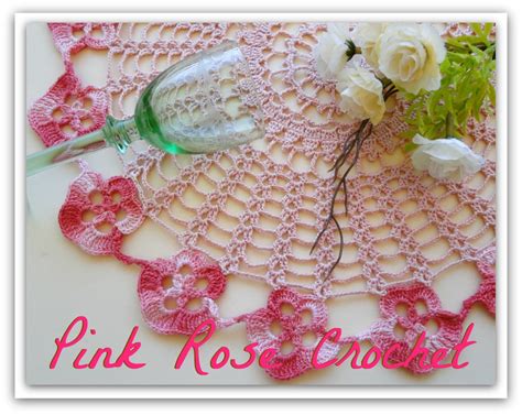 Pink Rose Crochet