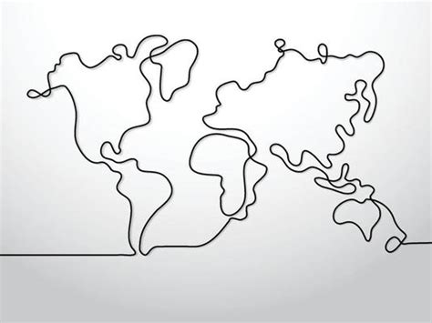 Continents Outline Vector Art, Icons, and Graphics for Free Download