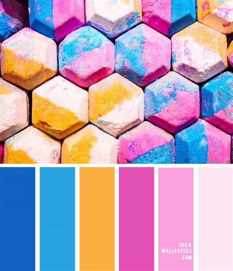 Color Palette 148 { Blue , Pink and Yellow Color Scheme } - Idea ...
