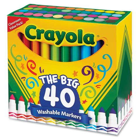 Crayola Original Thick Washable Markers - 3o5umhjs5