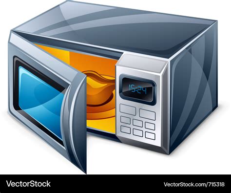 Microwave oven Royalty Free Vector Image - VectorStock