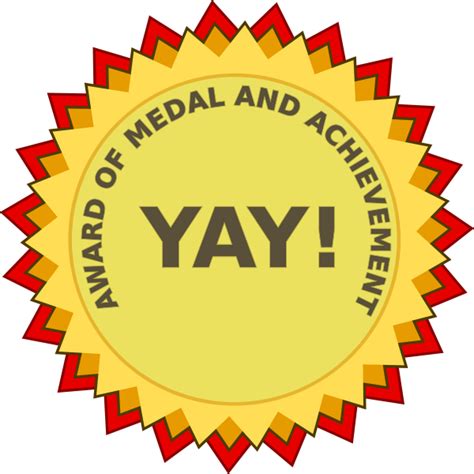 Award of achievement vector clip art | Free SVG