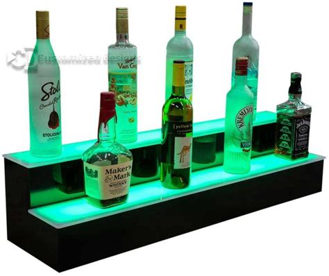 2 Step 34" Liquor Display - Customizeddesigns.com