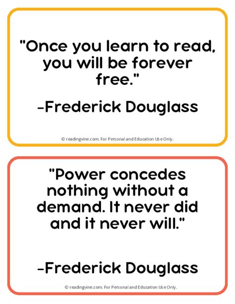 Frederick Douglass Quotes Page Four-Image - ReadingVine