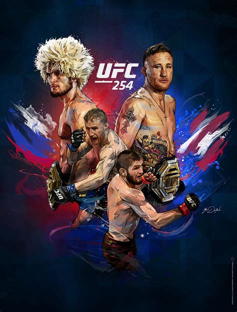 UFC-254 Official Poster | Behance