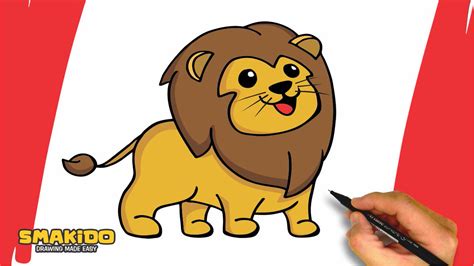 Lion Drawing For Kids