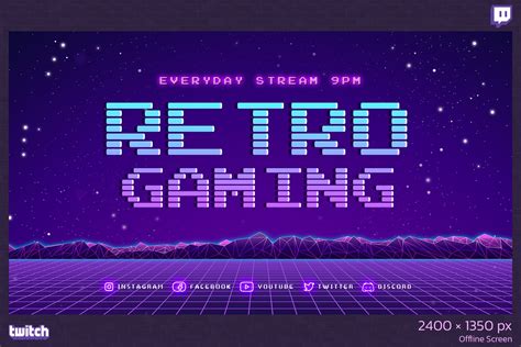 Twitch Retro Gaming - Design Cuts