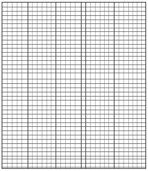 Free Printable Numbered Graph Paper Template [PDF]