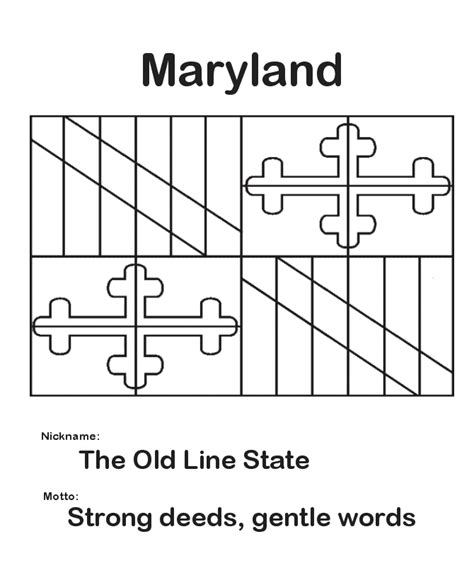 Maryland Coloring Pages