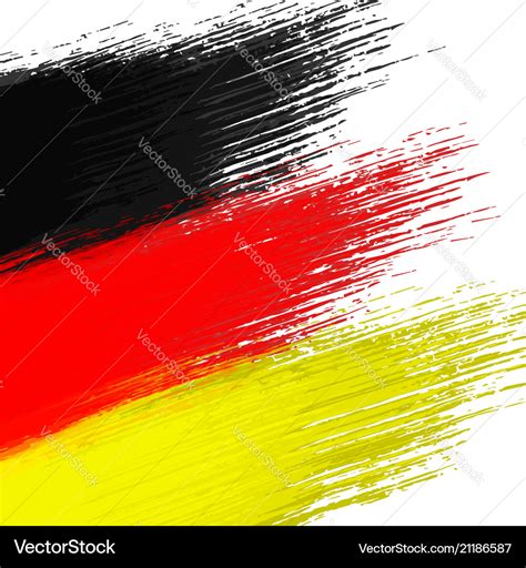 Grunge background in colors of german flag Vector Image