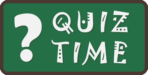 Quiz Time · Free vector graphic on Pixabay