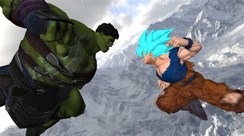 Goku VS Hulk - Part 2 - Dragon Ball vs Marvel - YouTube