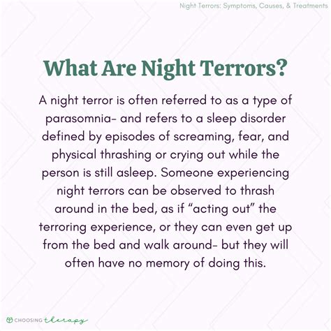 What Are Night Terrors?