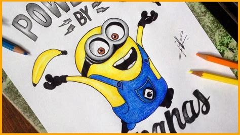 Minions Drawing Banana at GetDrawings | Free download