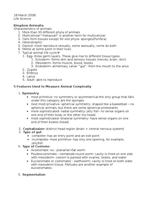 Life Science 031808 | PDF | Biology | Organisms