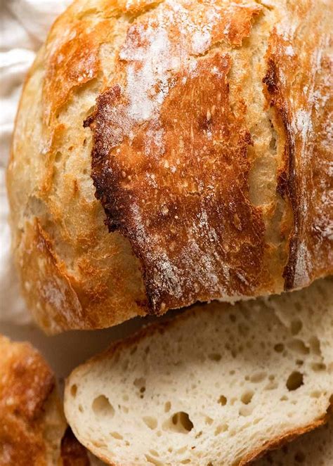 World's Easiest Yeast Bread recipe - Artisan, NO KNEAD crusty bread | RecipeTin Eats