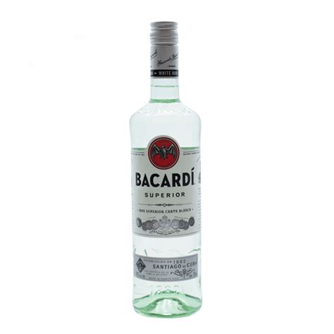 Bacardi Superior Rum 750ml - Bar Storm