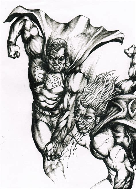 Superman vs Sentry by oh1life2live on DeviantArt