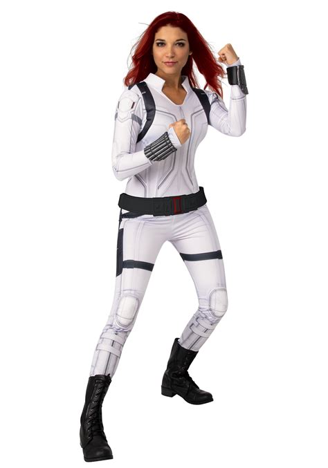 Women's Black Widow White Costume