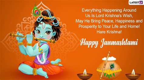 Janmashtami 2021 Wishes & Lord Krishna HD Images: Send Happy Krishna Janmashtami Messages ...